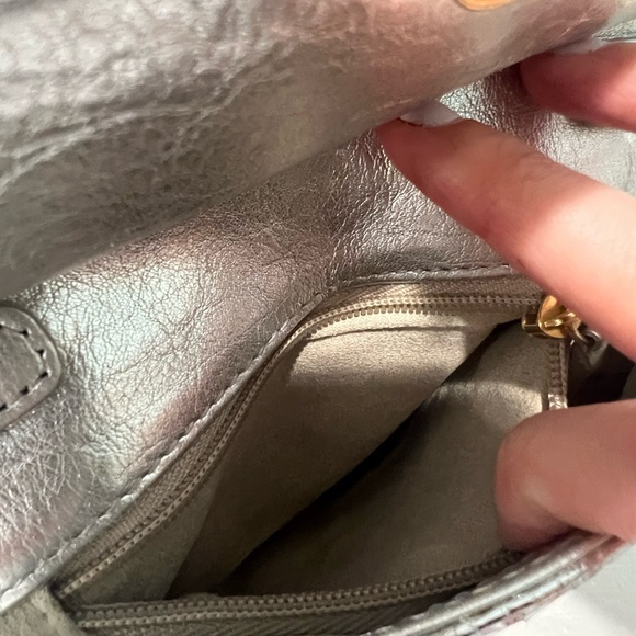 Silver python clutch purse - Picture 12 of 12